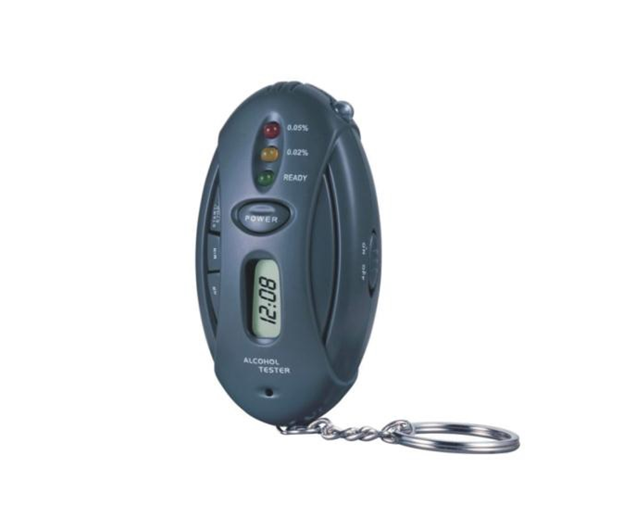 AT62 Keyring Alcohol Breathalyser